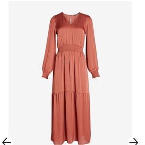 Express pink Satin dress